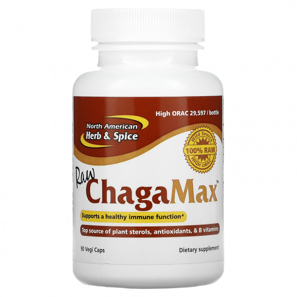   (Iherb) North American Herb & Spice,  ChagaMax, 90  ,   6120 
