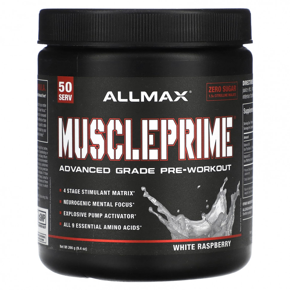 ���� ������ (Iherb) ALLMAX, Muscleprime, Core Factor, ���������������� ���������, �����������������, ����� ������, 9,4 ����� (266 �), ������ �� 4020 ���