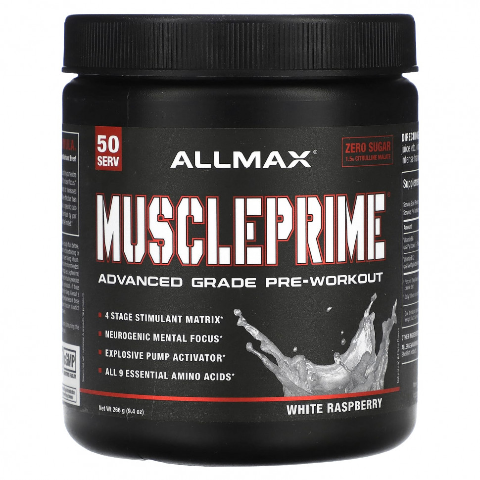   (Iherb) ALLMAX, Muscleprime, Core Factor,  , ,  , 9,4  (266 )    -     , -, 