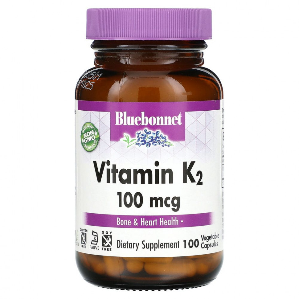   (Iherb) Bluebonnet Nutrition,  K2, 100 , 100      -     , -, 