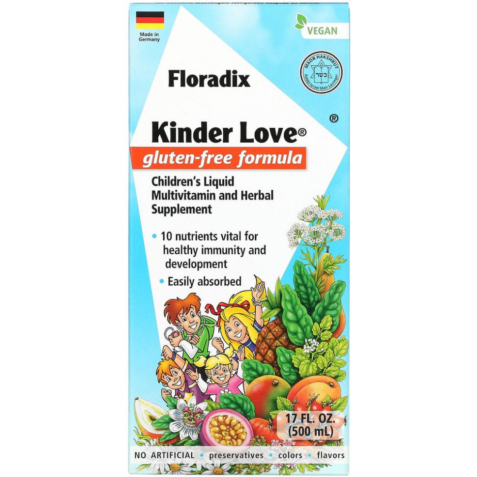   (Iherb) Gaia Herbs, Floradix, Kinder Love,       ,  , 500  (17 . )    -     , -, 