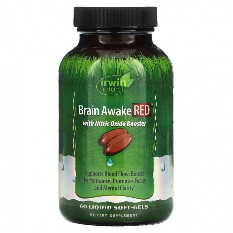   (Iherb) Irwin Naturals, Brain Awake Red,     , 60      -     , -, 