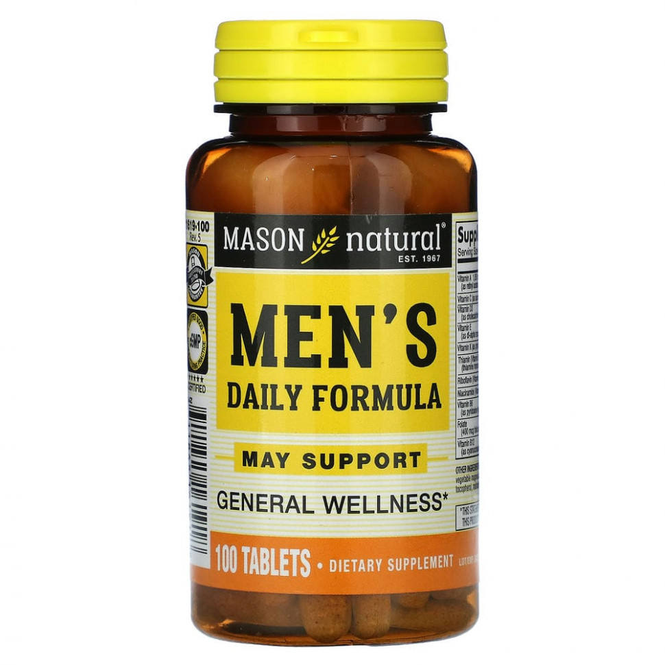 ���� ������ (Iherb) Mason Natural, ���������� ������� ��� ������, 100 ��������, ������ �� 1760 ���