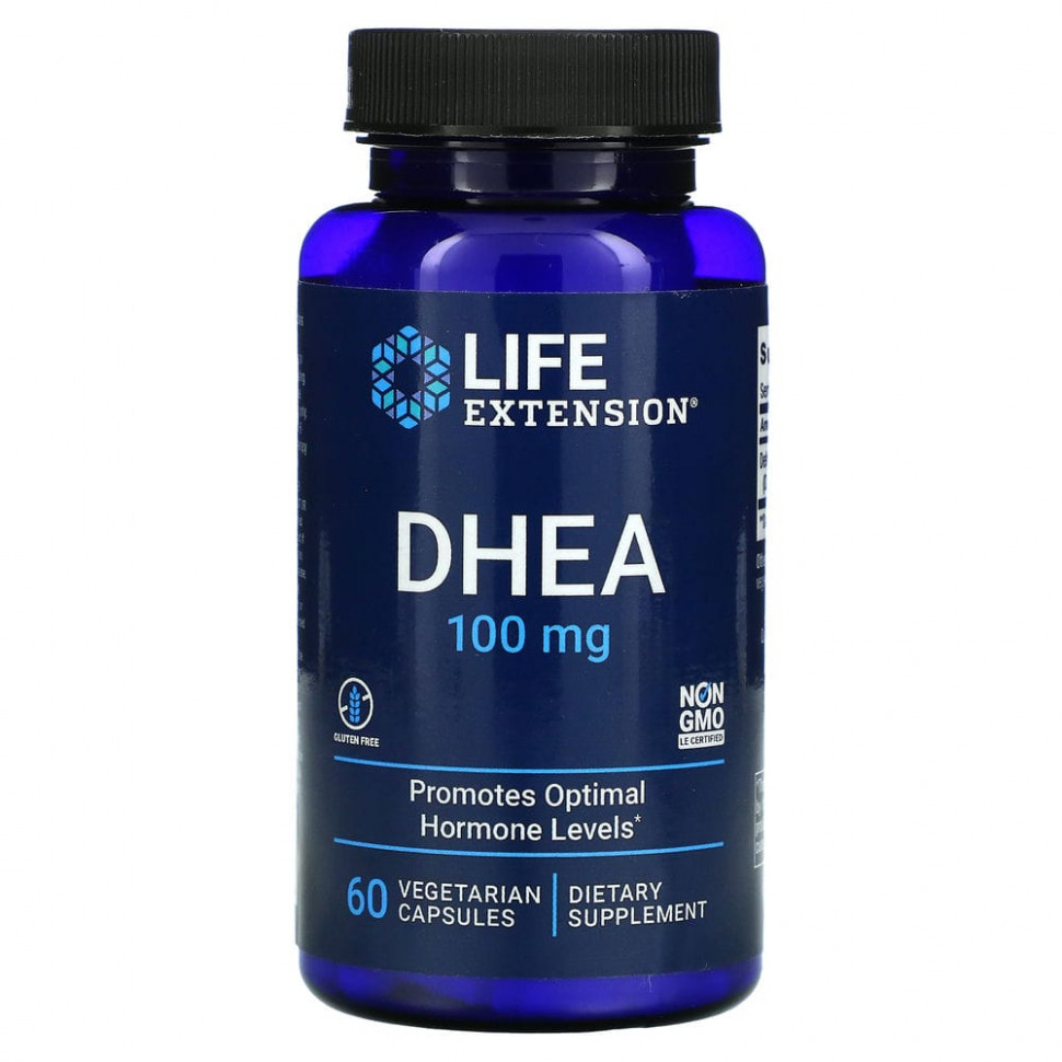 ���� ������ (Iherb) Life Extension, ����, 100 ��, 60 �������������� ������, ������ �� 2700 ���