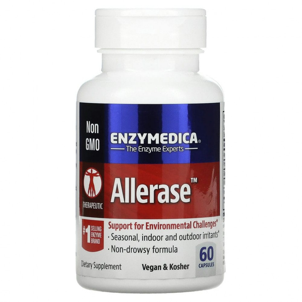   (Iherb) Enzymedica, Allerase, 60     -     , -, 