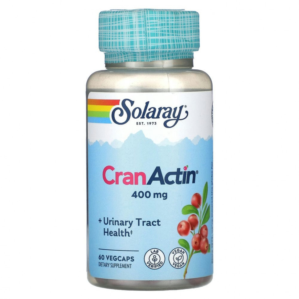   (Iherb) Solaray, CranActin, 400 , 60      -     , -, 