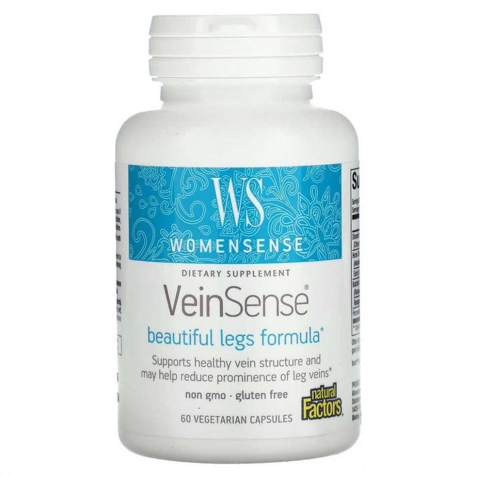 ���� ������ (Iherb) Natural Factors, WomenSense, VeinSense, 60 �������������� ������, ������ �� 3890 ���