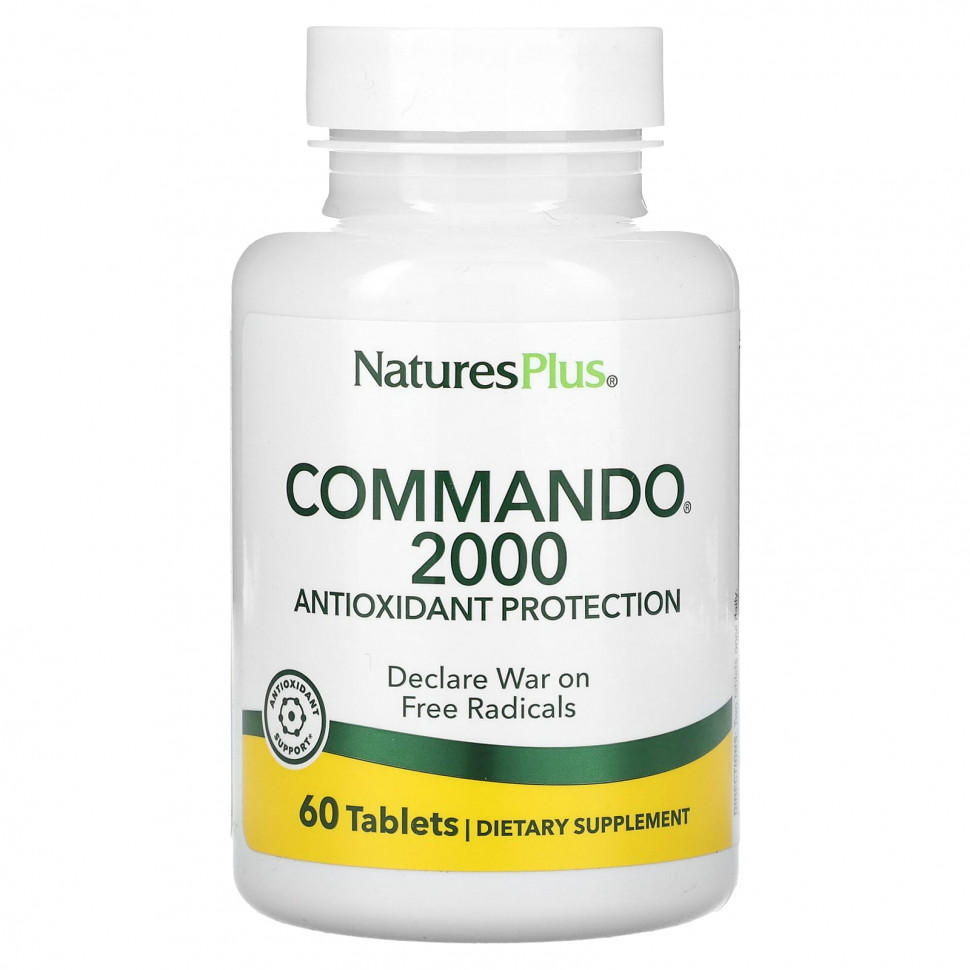 ���� ������ (Iherb) NaturesPlus, Commando 2000`` 60 ��������, ������ �� 3680 ���