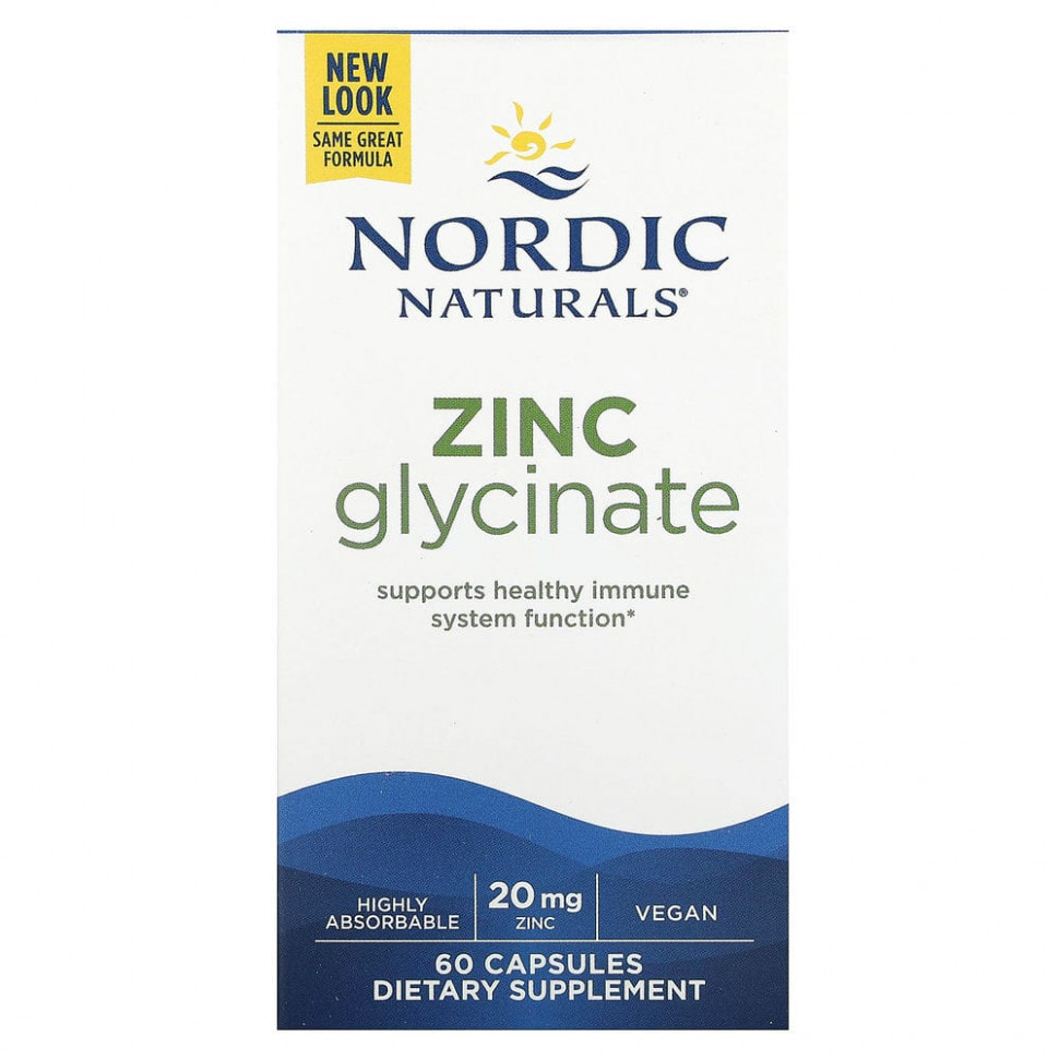 ���� ������ (Iherb) Nordic Naturals, �������� �����, 20 ��, 60 ������, ������ �� 2600 ���