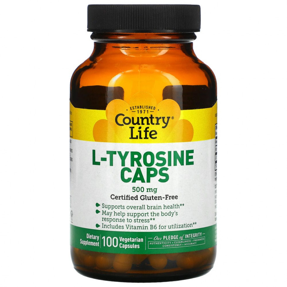 ���� ������ (Iherb) Country Life, L-�������, 500 ��, 100 ������������ ������, ������ �� 2990 ���