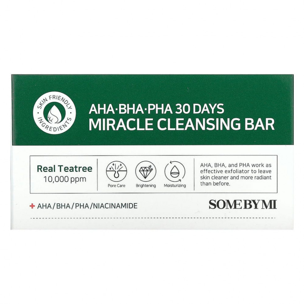 ���� ������ (Iherb) Some By Mi, �������� ���� � ��������� AHA, BHA � PHA, ��� ���������� ������������� ���� �� 30 ����, 160 �, ������ �� 1900 ���