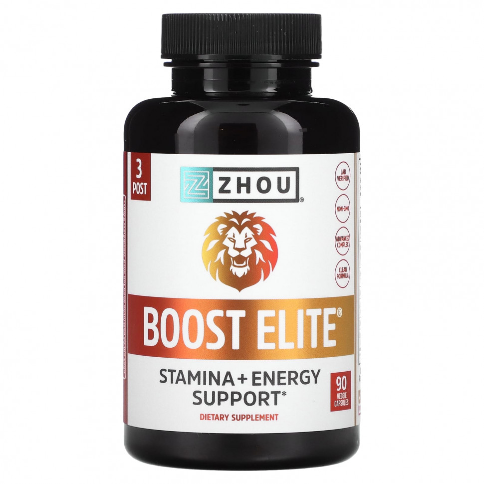 ���� ������ (Iherb) Zhou Nutrition, Boost Elite`` 90 ������������ ������, ������ �� 5160 ���