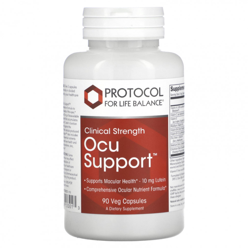 ���� ������ (Iherb) Protocol for Life Balance, Ocu Support, ����������� �������������, 90 ������������ ������, ������ �� 4300 ���