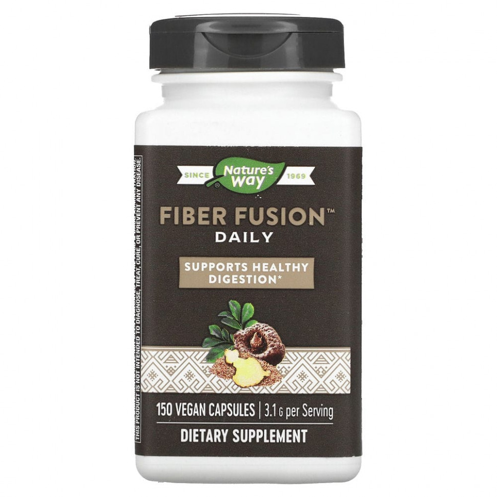   (Iherb) Nature's Way, Fiber Fusion Daily, 3,1 , 150      -     , -, 