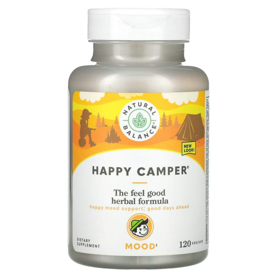   (Iherb) Natural Balance, Happy Camper, 120      -     , -, 