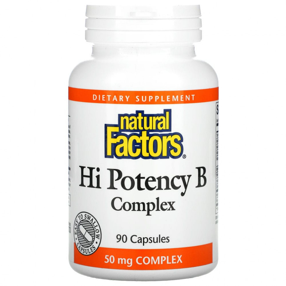 ���� ������ (Iherb) Natural Factors, ����������������� �������� ��������� ������ B, 90 ������, ������ �� 1820 ���