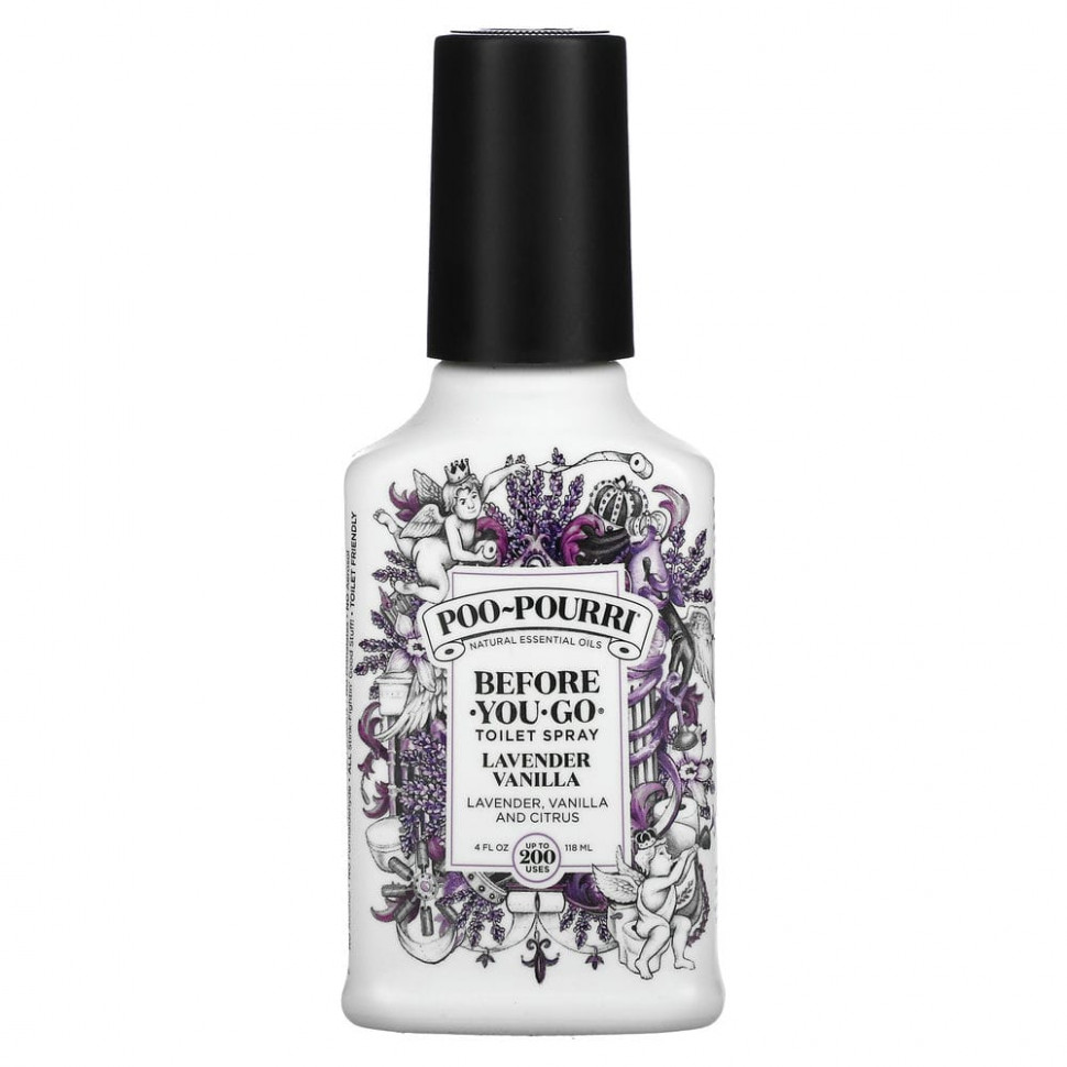 ���� ������ (Iherb) Poo-Pourri, ��������� ����� Before-You-Go, �������, ������, 4 ������ ����� (118 ��), ������ �� 2760 ���