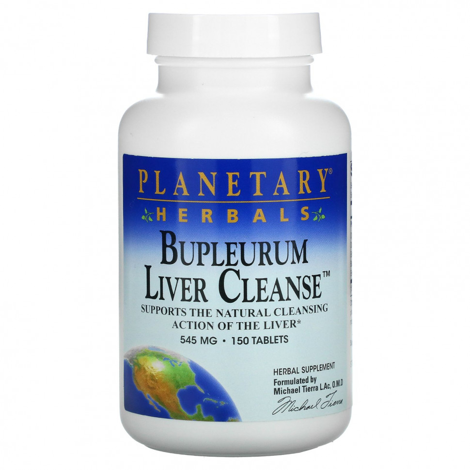 ���� ������ (Iherb) Planetary Herbals, Bupleurum Liver Cleanse, 545 ��, 150 ��������, ������ �� 3890 ���