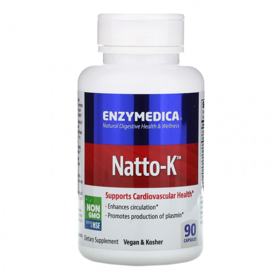   (Iherb) Enzymedica, Natto-K,  - , 90     -     , -, 
