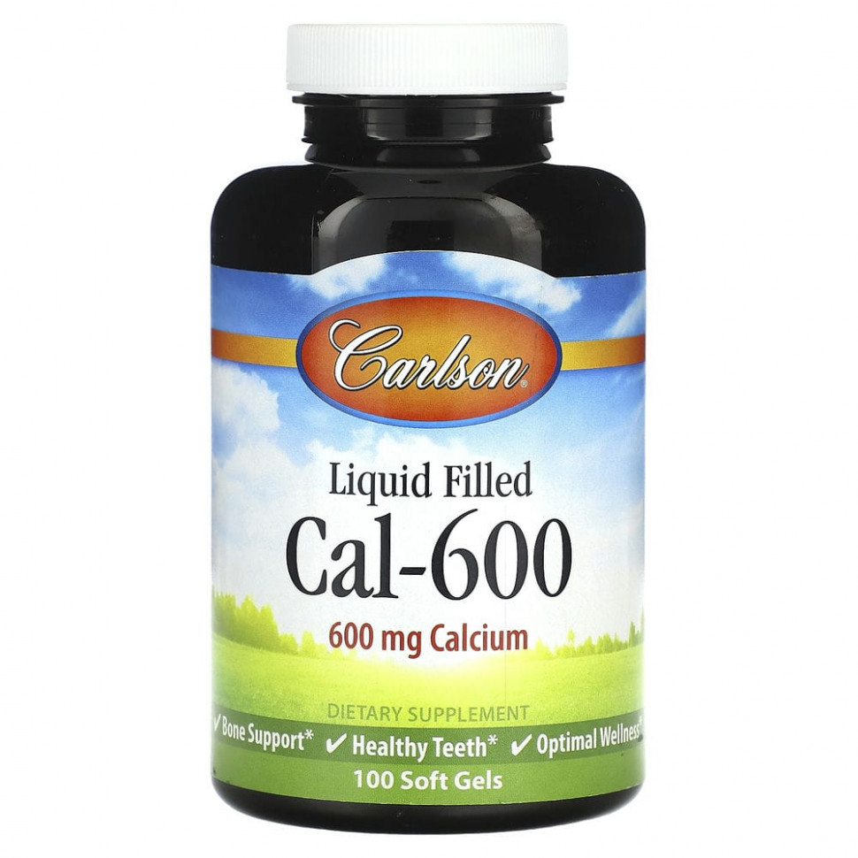   (Iherb) Carlson, Cal-600  , 600 , 100      -     , -, 