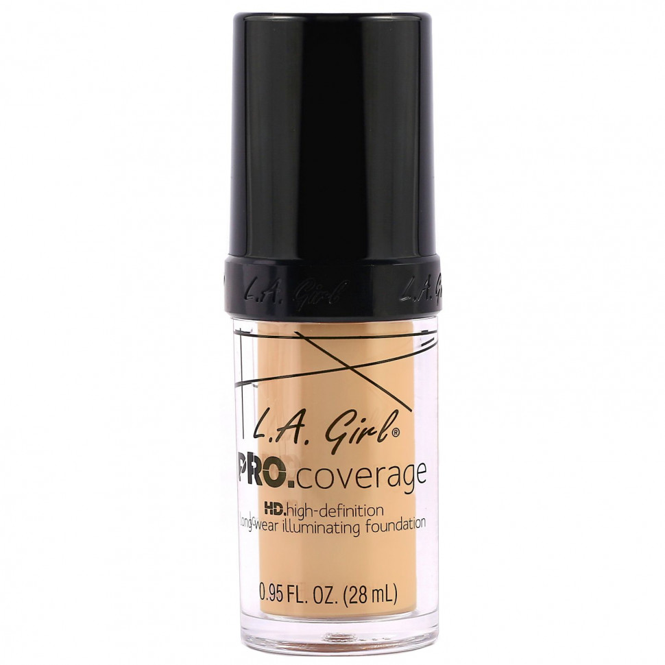   (Iherb) L.A. Girl,    Pro Coverage HD,  Fair, 28     -     , -, 