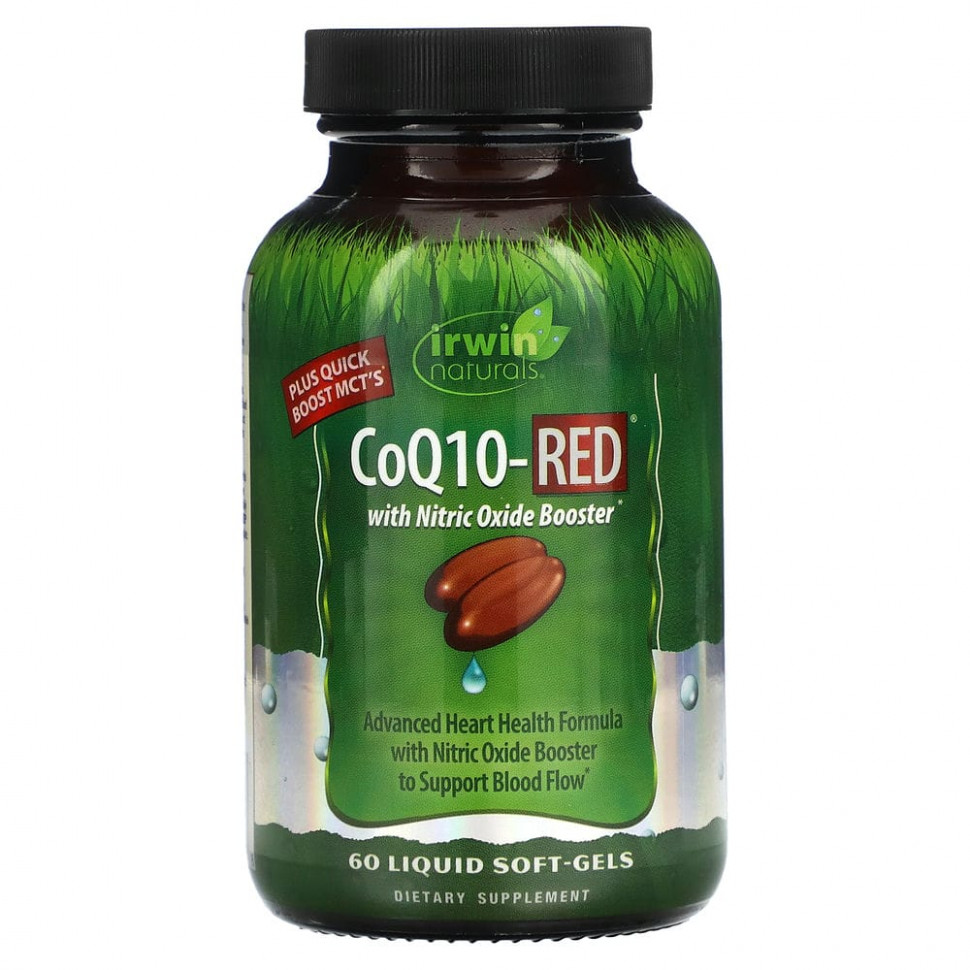   (Iherb) Irwin Naturals, CoQ10-Red, 60      -     , -, 