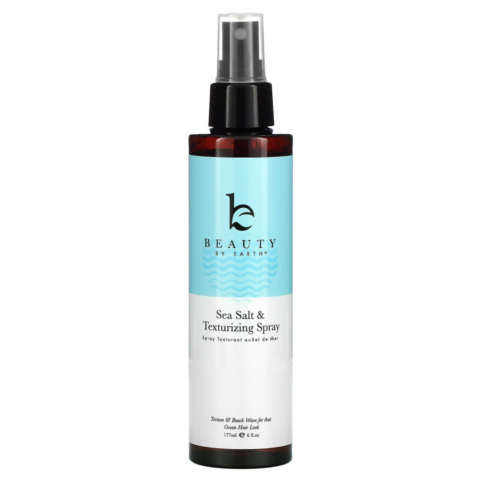   (Iherb) Beauty By Earth, Sea Salt & Texturizing Spray, 6 fl oz (177 ml)    -     , -, 