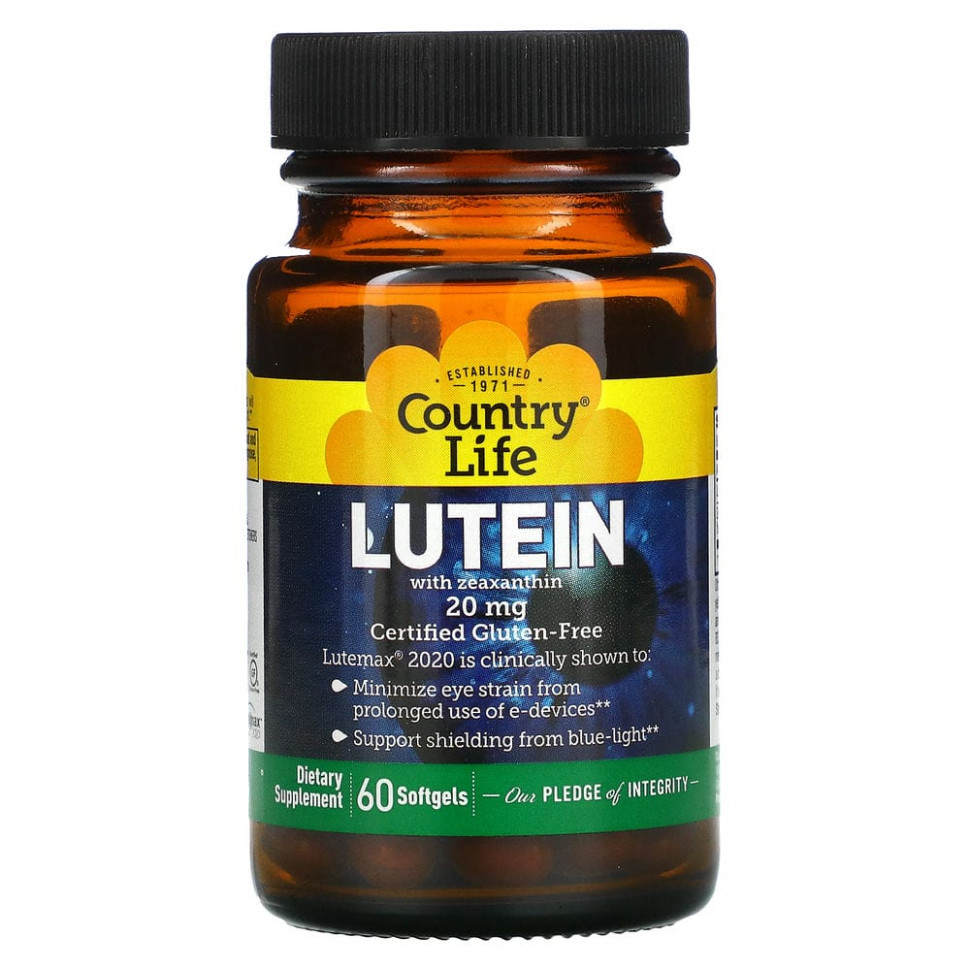 ���� ������ (Iherb) Country Life, ������ � ������������, 20 ��, 60 ������ ��������, ������ �� 3990 ���