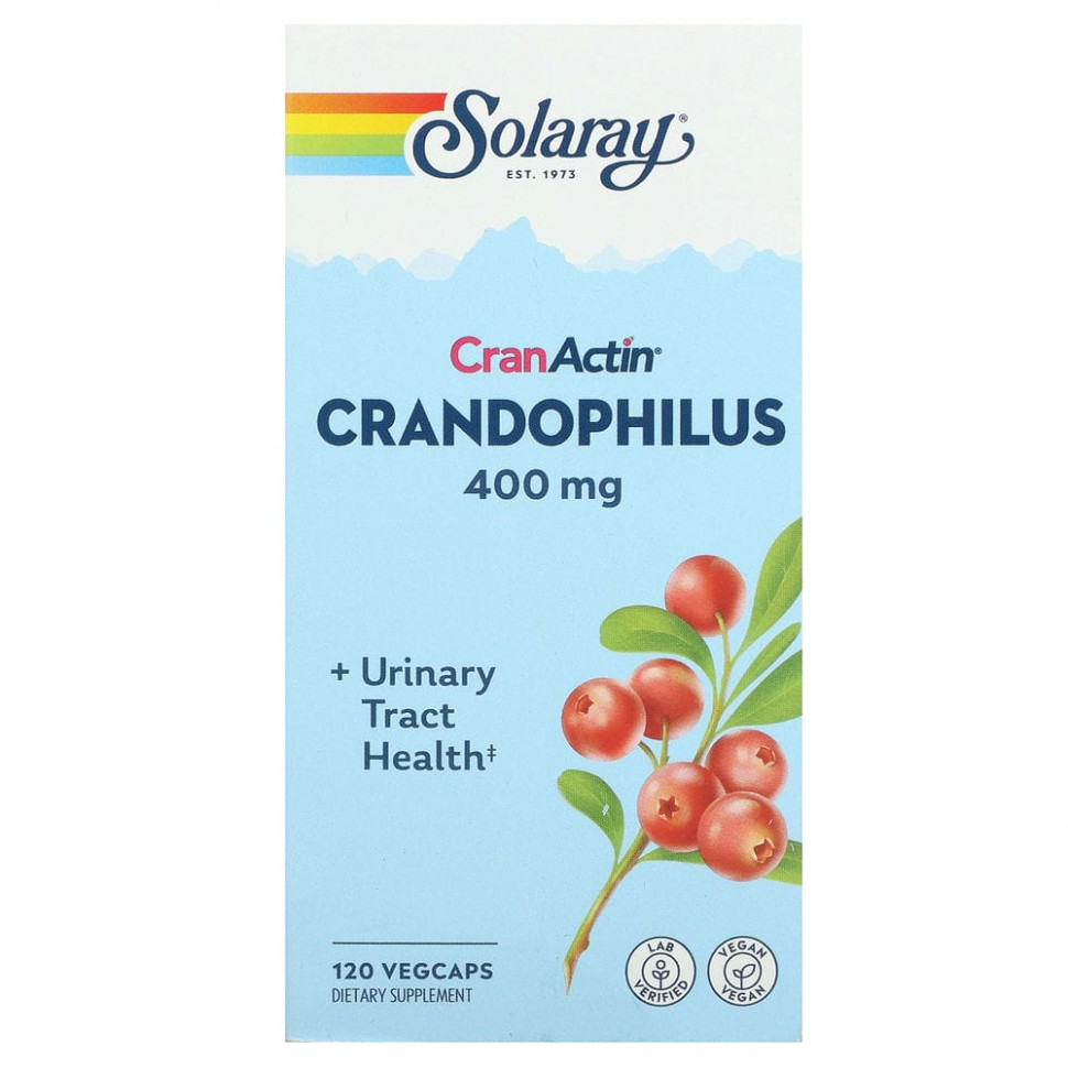   (Iherb) Solaray, CranActin, Crandophilus, 200 , 120      -     , -, 