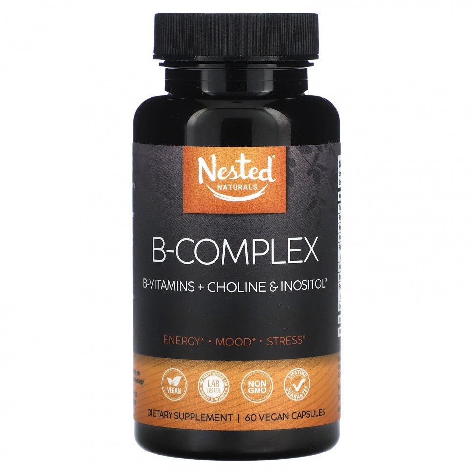 ���� ������ (Iherb) Nested Naturals, B-Complex, 60 ��������� ������, ������ �� 2880 ���