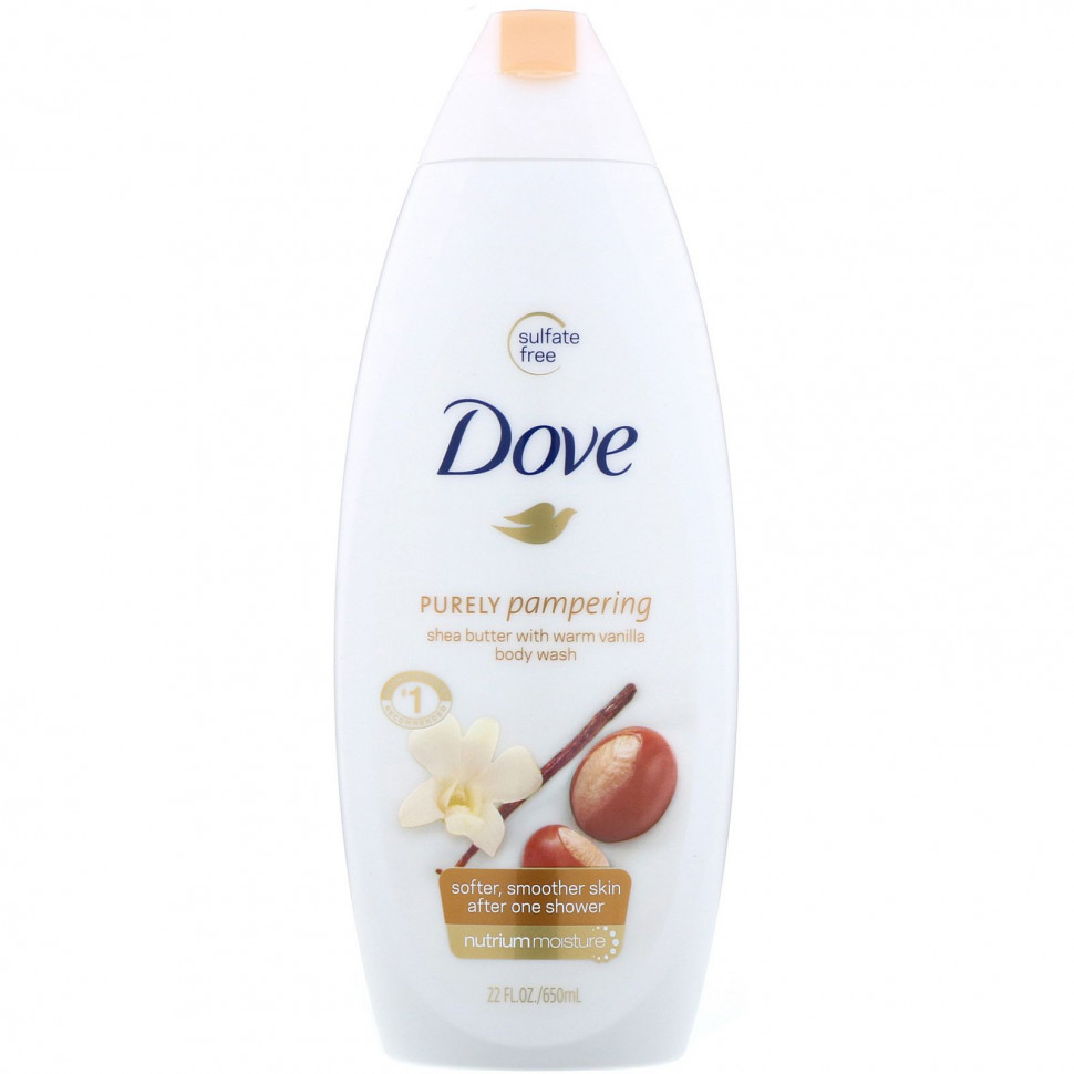 ���� ������ (Iherb) Dove, ���� ��� ���� Purely Pampering, ������ ������ �� � ����������� �������, 650 ��, ������ �� 2940 ���
