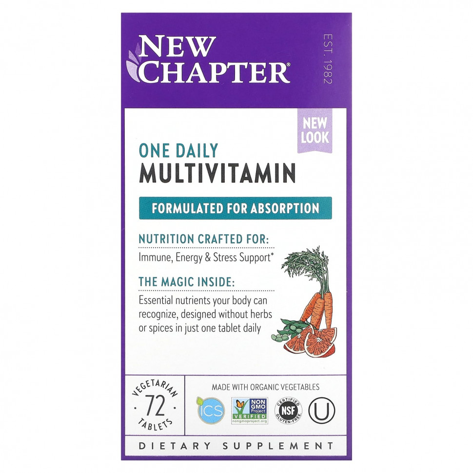   (Iherb) New Chapter,  One Daily, 72      -     , -, 