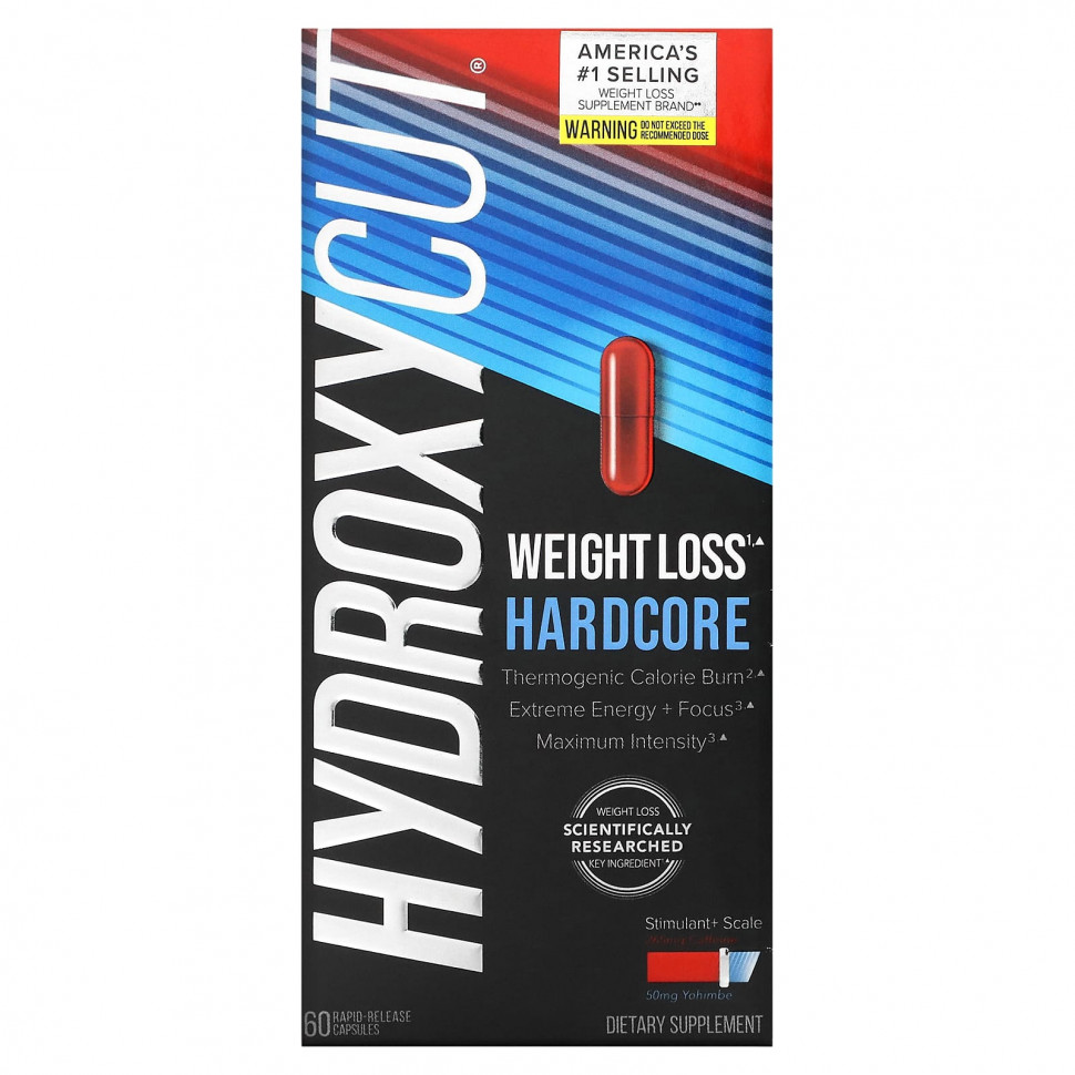   (Iherb) Hydroxycut, Hardcore, 60        -     , -, 