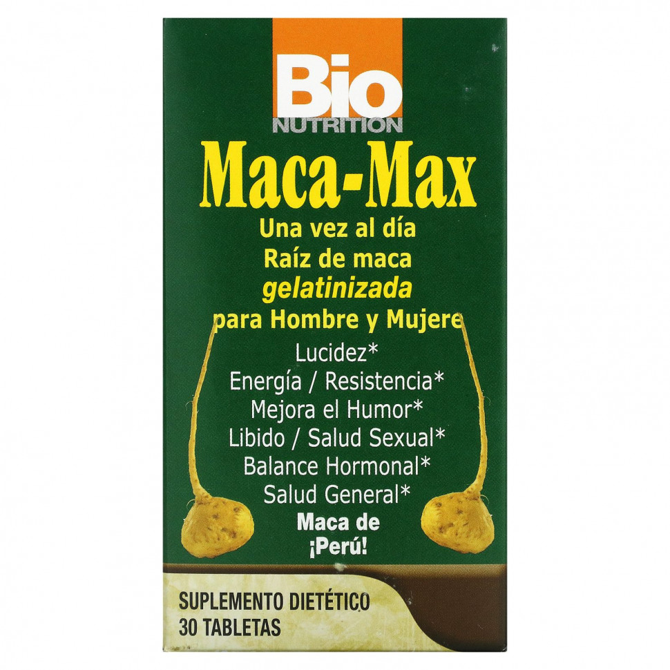   (Iherb) Bio Nutrition, Maca Max, 1,000 , 30 ,   2280 
