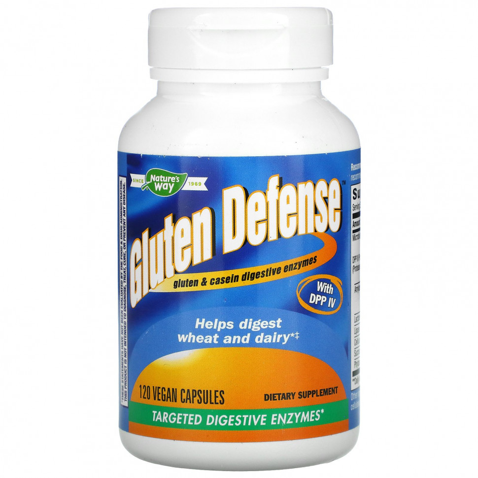   (Iherb) Nature's Way, Gluten Defense  DPP IV, 120      -     , -, 