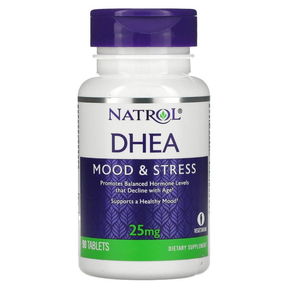 ���� ������ (Iherb) Natrol, DHEA, 25 ��, 90 ��������, ������ �� 2730 ���
