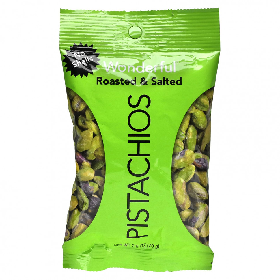 ���� ������ (Iherb) Wonderful Pistachios, ������� � �������, ��� ��������, 70 � (2,5 �����), ������ �� 1060 ���