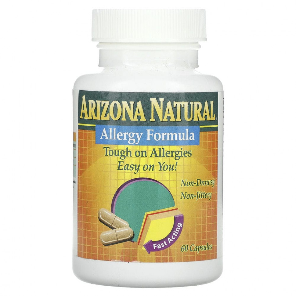   (Iherb) Arizona Natural, Allergy Formula, 60     -     , -, 