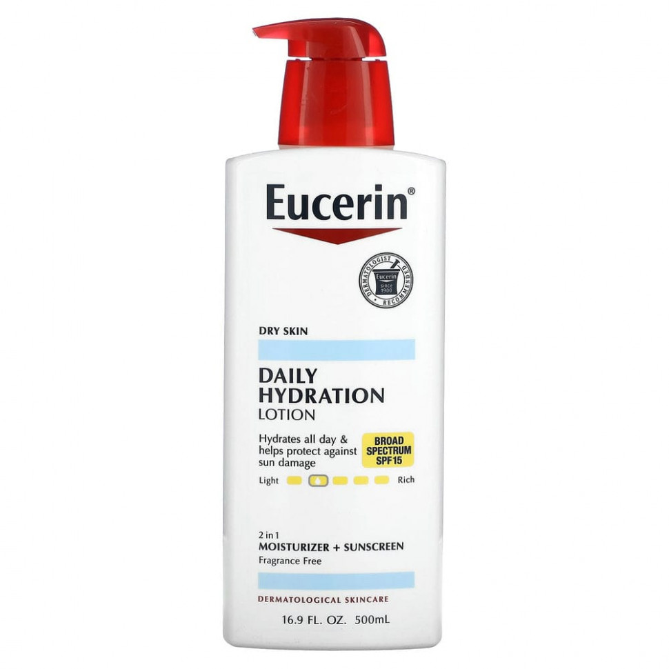   (Iherb) Eucerin,   , SPF 15,  , 500  (16,9 . )    -     , -, 