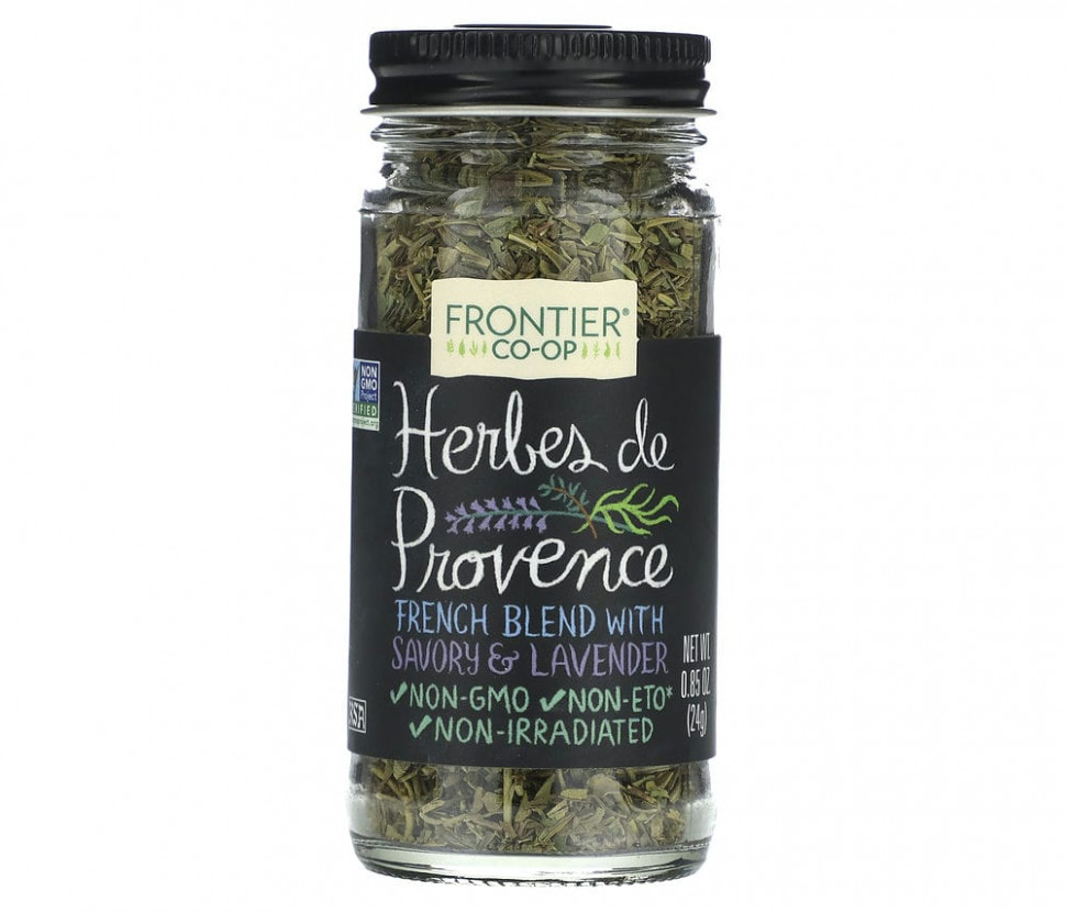   (Iherb) Frontier Co-op, Herbes De Provence, French Blend With Savory Lavender, 0.85 oz, (24 g)    -     , -, 