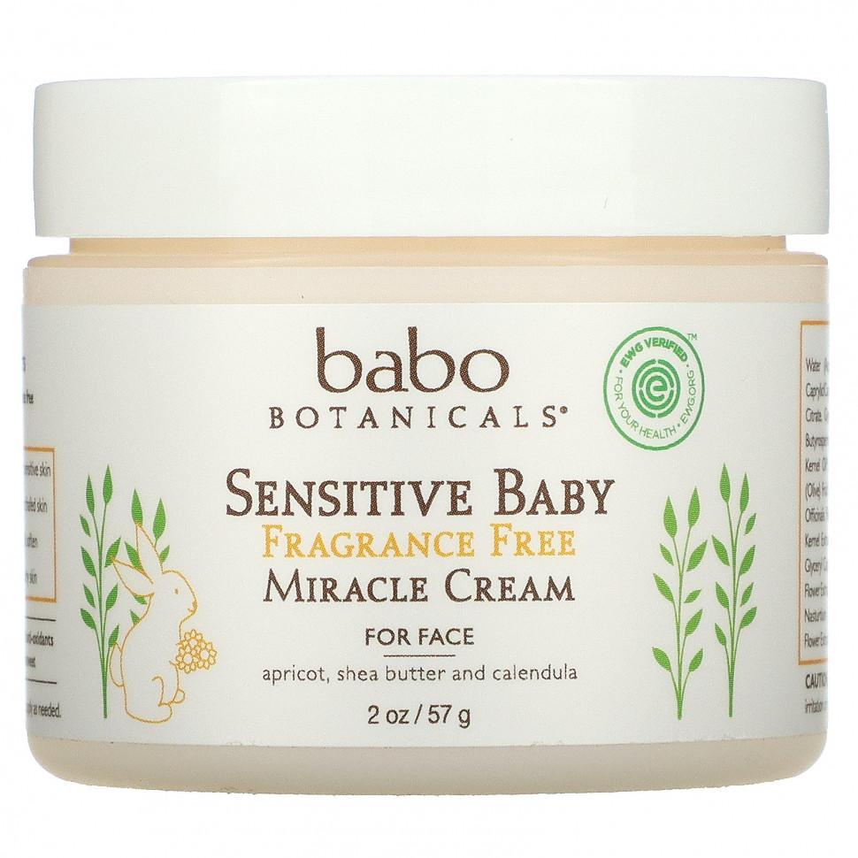 ���� ������ (Iherb) Babo Botanicals, ���� ��� ���� Sensitive Baby Miracle, ��� �������, 57 � (2 �����), ������ �� 2900 ���