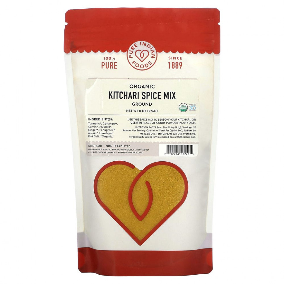   (Iherb) Pure Indian Foods,    , , 226  (8 )    -     , -, 