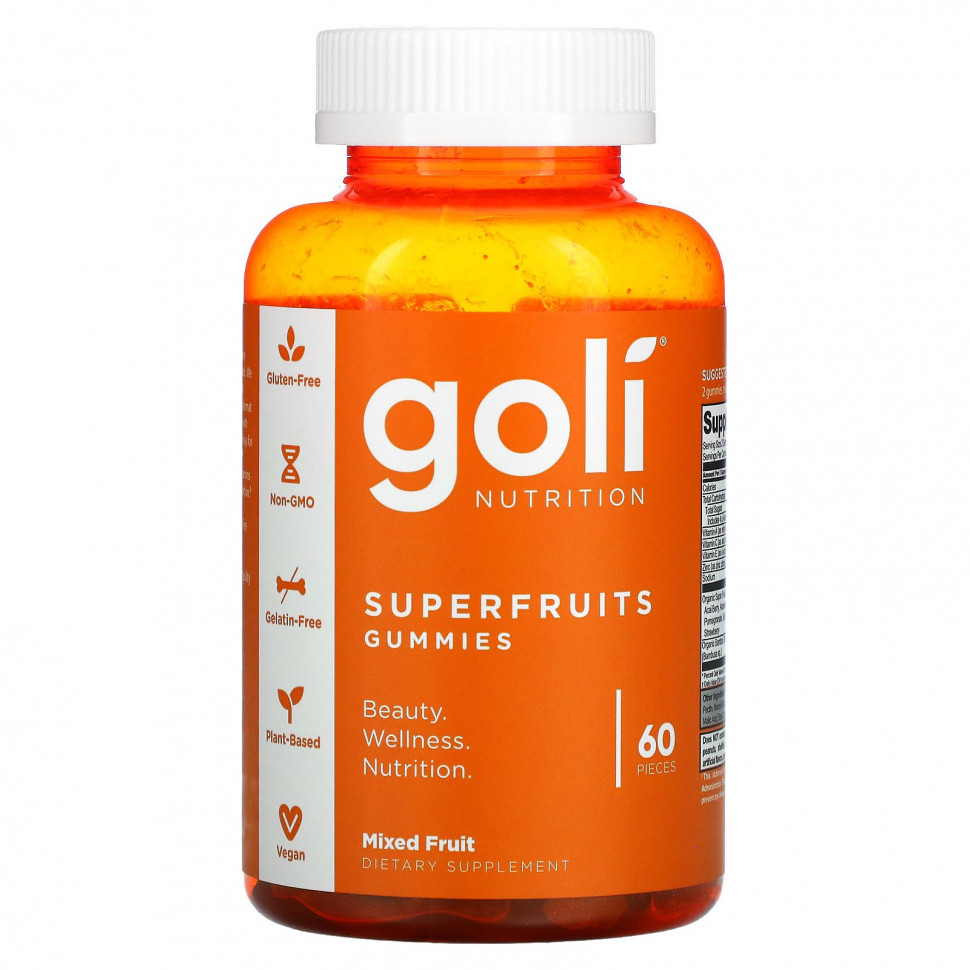 ���� ������ (Iherb) Goli Nutrition, �������������� ����������� ����������, ��������� �������, 60 ��., ������ �� 3470 ���
