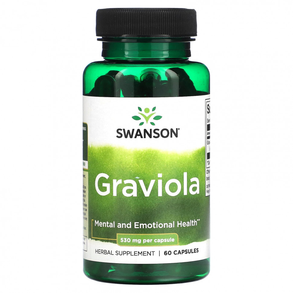 ���� ������ (Iherb) Swanson, ��������, 530 ��, 60 ������, ������ �� 1290 ���