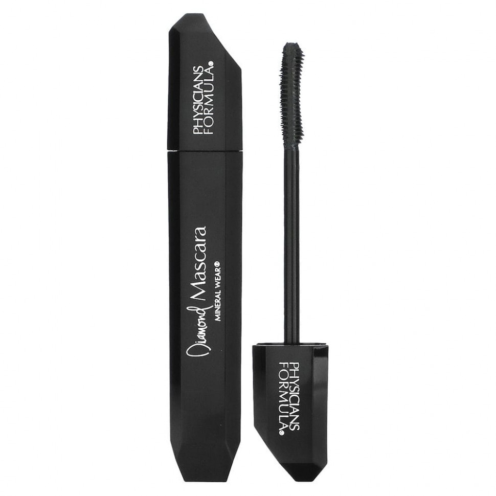 ���� ������ (Iherb) Physicians Formula, Mineral Wear, Diamond Mascara, Black Diamond, 8,5 �� (0,28 ����. �����), ������ �� 2820 ���