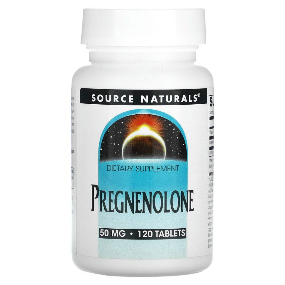 ���� ������ (Iherb) Source Naturals, �����������, 50 ��, 120 ��������, ������ �� 4420 ���