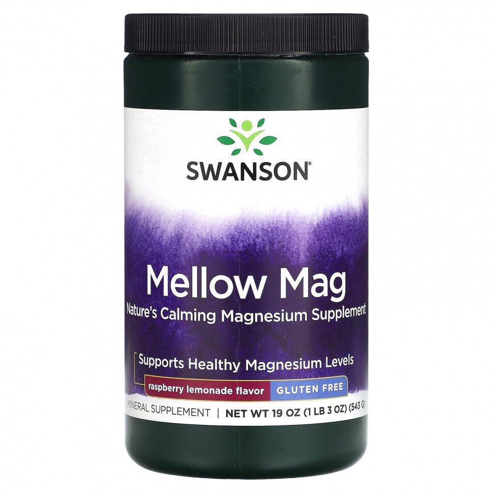   (Iherb) Swanson, Mellow Mag,  , 543  (19 )    -     , -, 