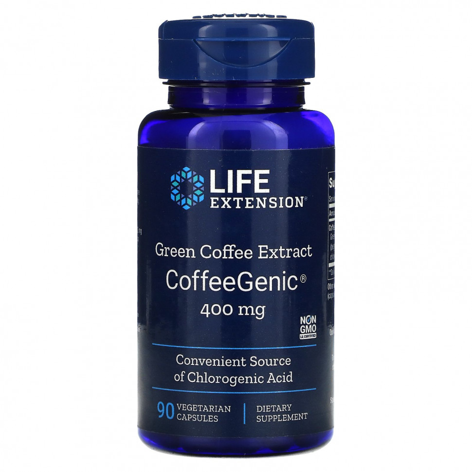 ���� ������ (Iherb) Life Extension, CoffeeGenic, �������� �������� ���� 90 ������� ������, ������ �� 3600 ���