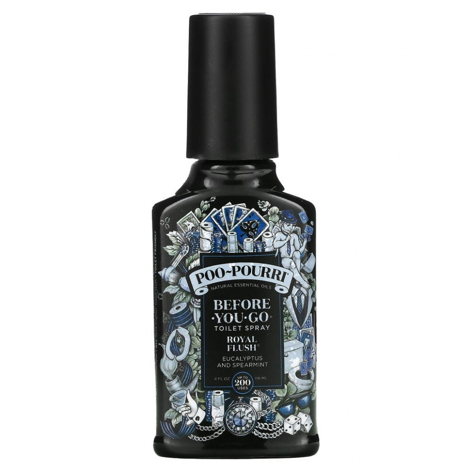   (Iherb) Poo-Pourri, Before-You-Go, Royal Flush, -  , 118  (4 . )    -     , -, 