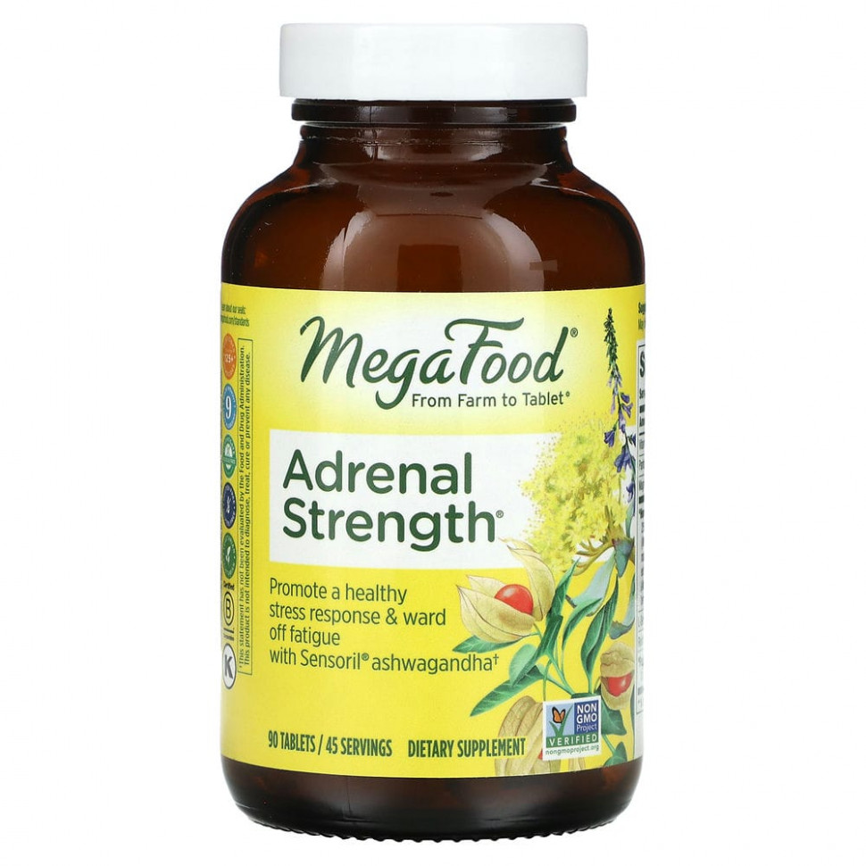   (Iherb) MegaFood, Adrenal Strength, 90     -     , -, 